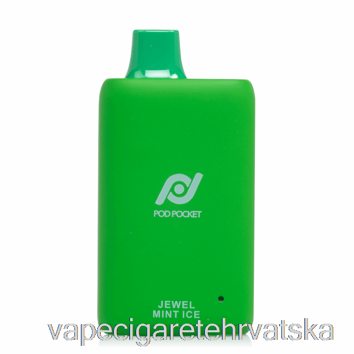 Vape Hrvatska Pod Pocket 7500 0% Bez Nikotina Jednokratni Dragulj Mint Ice